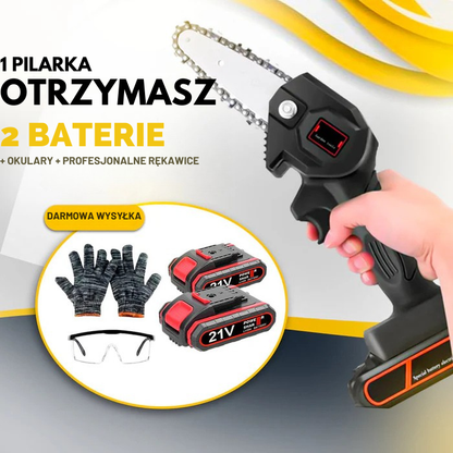 Mini Pilarka Łańcuchowa Przenośna - OSTATNIE SZTUKI W MAGAZYNIE - Zapłać przy odbiorze!