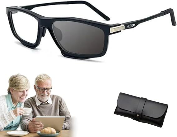 2 fotochromowe okulary progresywne + gratisy w zestawie