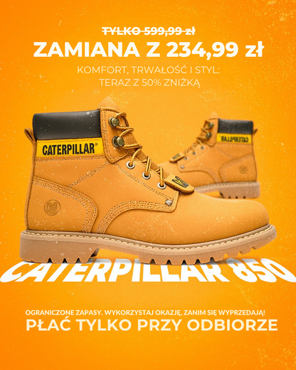 BUTY CATERPILLAR 850: SIŁA I STYL NA KAŻDYM TERENIE